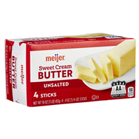 slide 2 of 29, Meijer Unsalted Butter Sticks, 16 oz