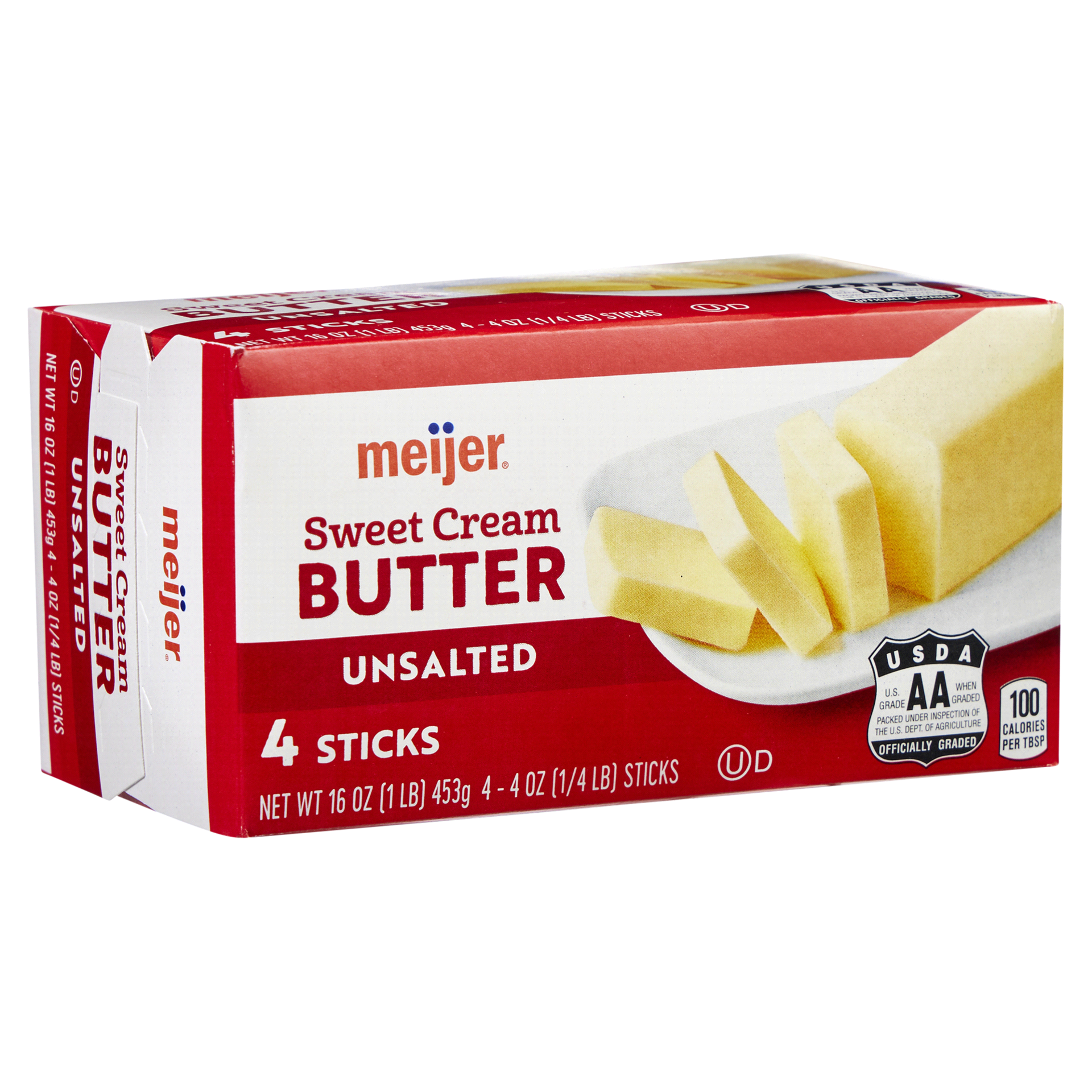slide 14 of 29, Meijer Unsalted Butter Sticks, 16 oz
