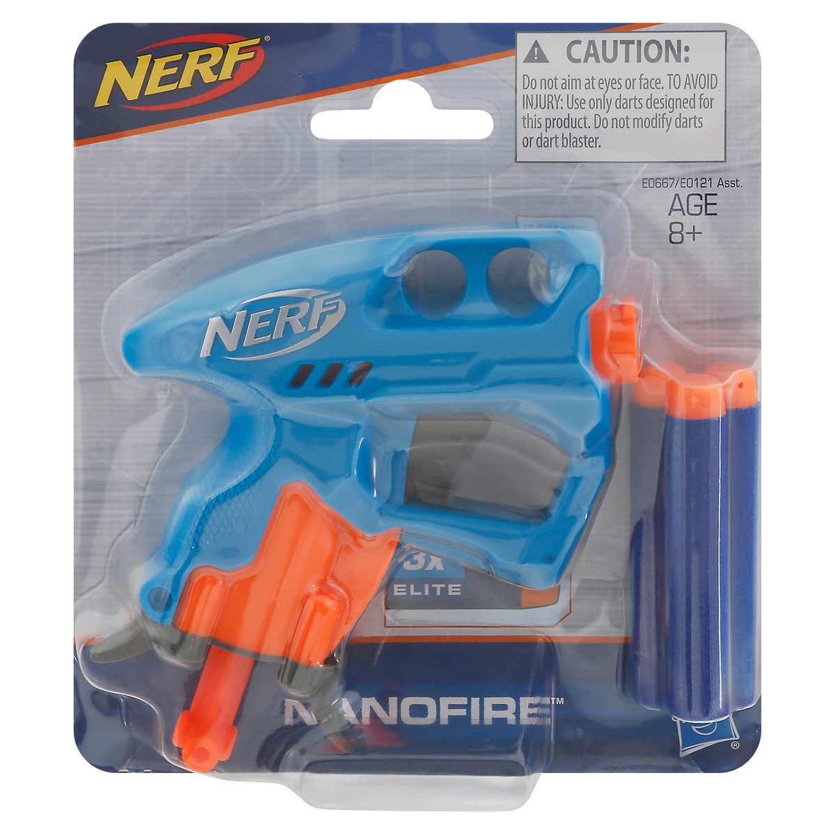 slide 1 of 9, Nerf Nanofire Age 8+ Toy Gun 1 ea, 1 ct