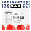 slide 12 of 13, That's it. 1 Apple + 20 Blueberries Fruit Bar 5 - 1.2 oz Bars, 5 ct