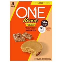 ONE Reese's Peanut Butter Lovers Flavored Protein Bars, 2.12 oz (4 Count)