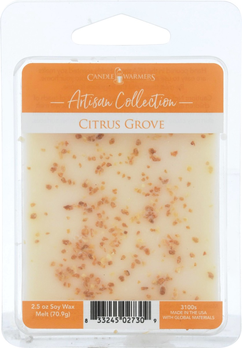 slide 9 of 9, Candle Warmers Artisan Collection Citrus Grove Soy Wax Melt 2.5 oz, 2.5 oz