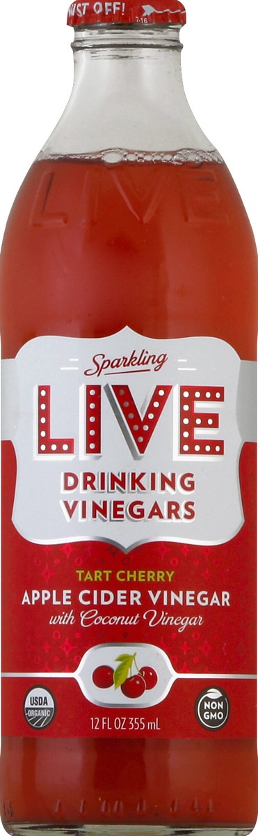 slide 4 of 4, LIVE Vinegar 12 oz, 12 oz