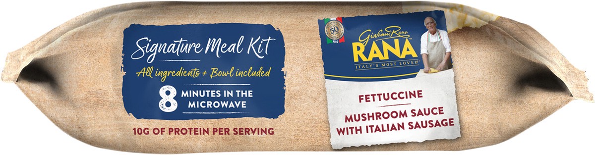 slide 2 of 7, Rana Signature Fettuccine Mushroom Sauce with Italian Sausage Meal Kit Family Size 38 oz, 38 oz