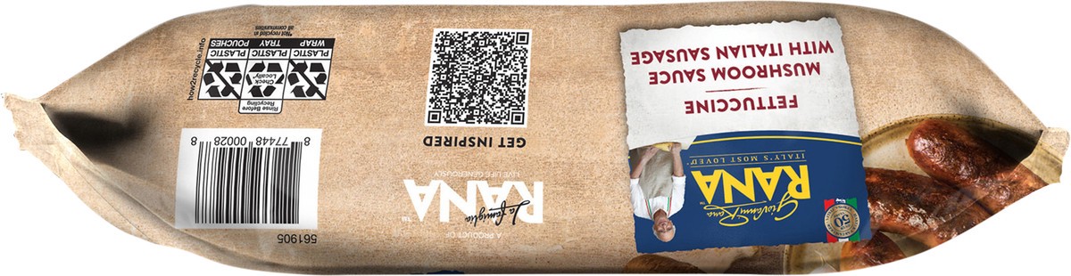 slide 4 of 7, Rana Signature Fettuccine Mushroom Sauce with Italian Sausage Meal Kit Family Size 38 oz, 38 oz