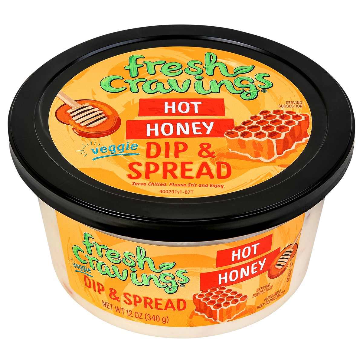 slide 1 of 13, Fresh Cravings Hot Honey Veggie Dip & Spread 12 oz, 12 oz