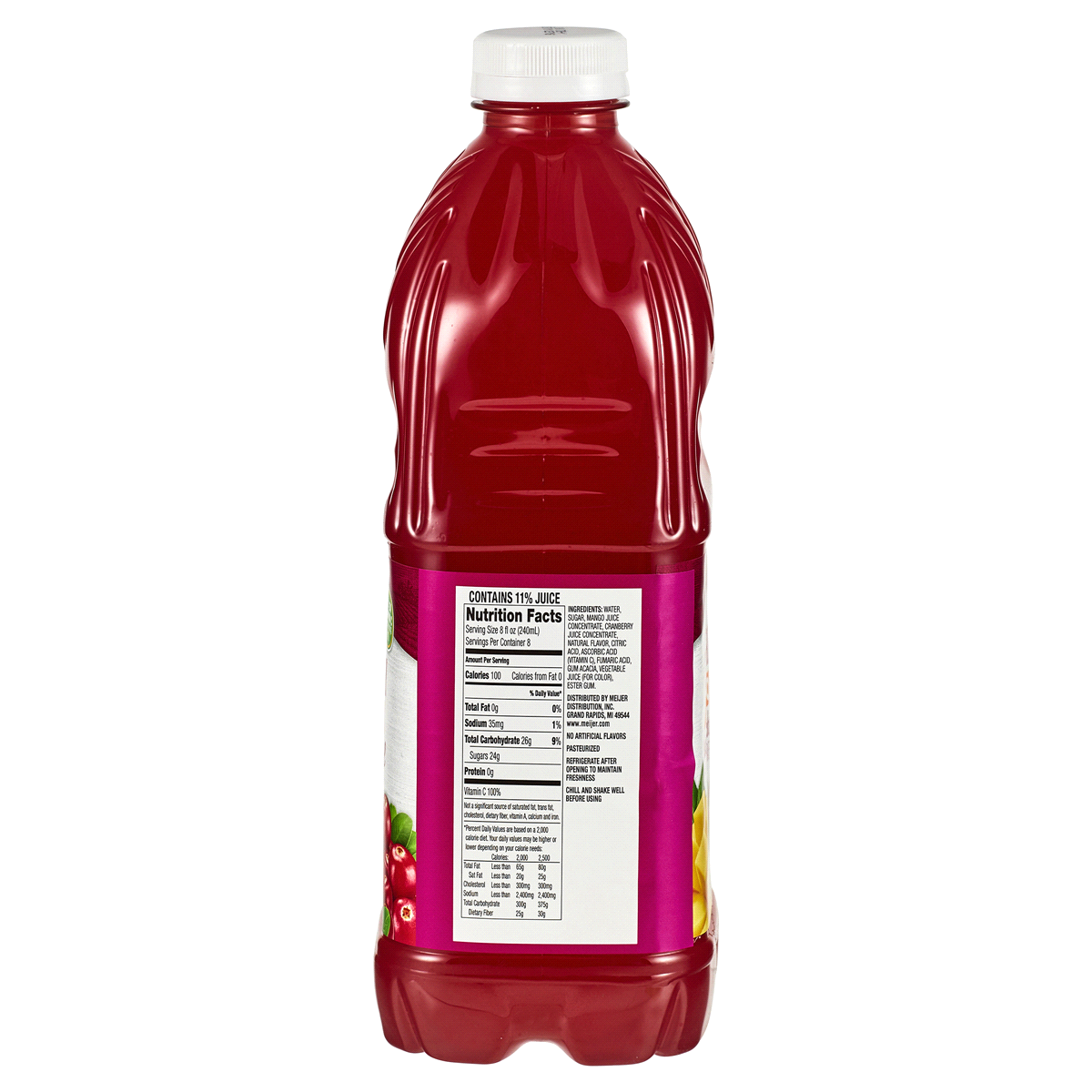 slide 3 of 3, Meijer Cranberry Mango Juice Cocktail - 64 oz, 64 oz