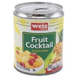Weis Quality Fruit Cocktail In Heavy Syrup