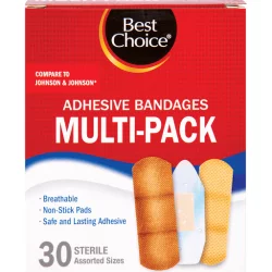 Best Choice Adhesive Bandages Multi-Pack