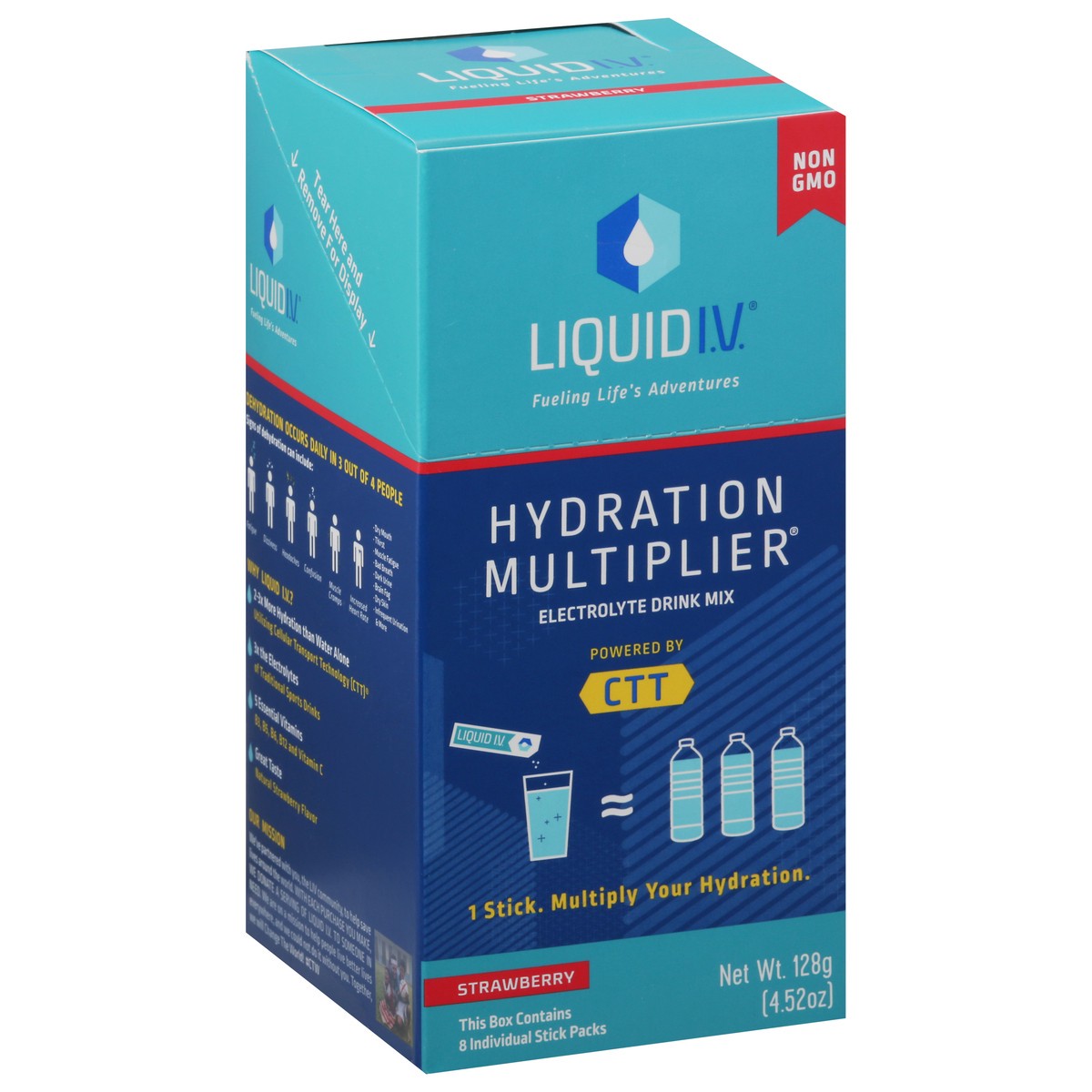 slide 6 of 12, Liquid I.V. Hydration Multiplier Strawberry Electrolyte Drink Mix 8 Packs, 8 ct