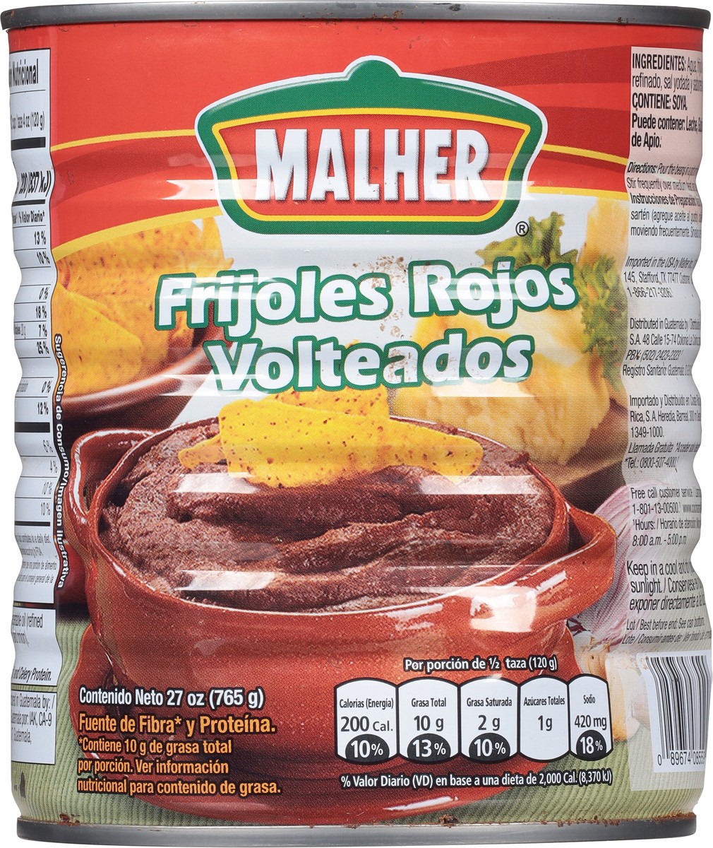 slide 7 of 9, Malher Refried Red Beans 27 oz, 27 oz