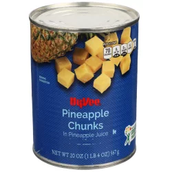 Hy-vee Pineapple Chunks In Pineapple Juice - 20 oz