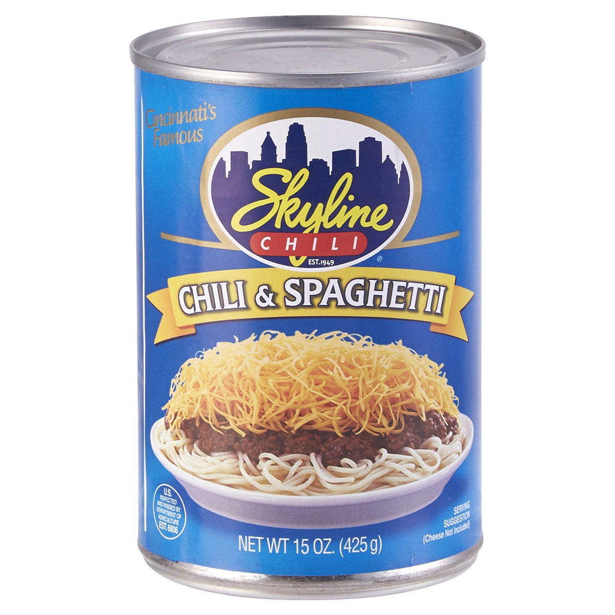 slide 1 of 9, Skyline Chili & Spaghetti, 15 oz