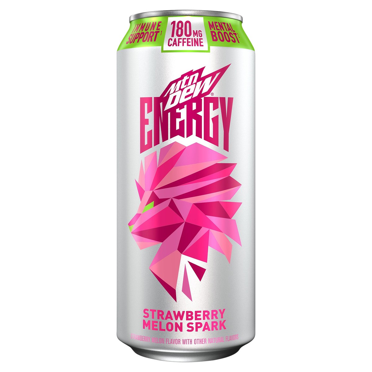 slide 6 of 6, Mountain Dew Energy Energy Drink Strawberry Melon Sharp 16 Fl Oz, 16 oz