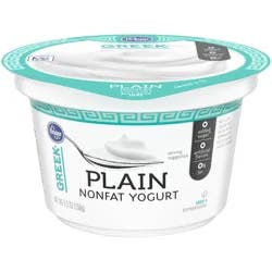 Kroger Greek Plain Nonfat Yogurt - 5.3 oz