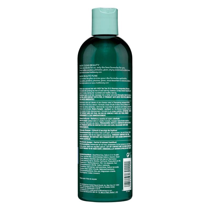 slide 2 of 4, Hask Tea Tree Oil & Rosemary Invigorating Shampoo, 12 oz