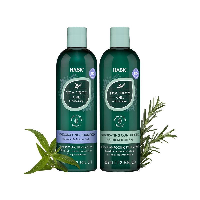 slide 4 of 4, Hask Tea Tree Oil & Rosemary Invigorating Shampoo, 12 oz