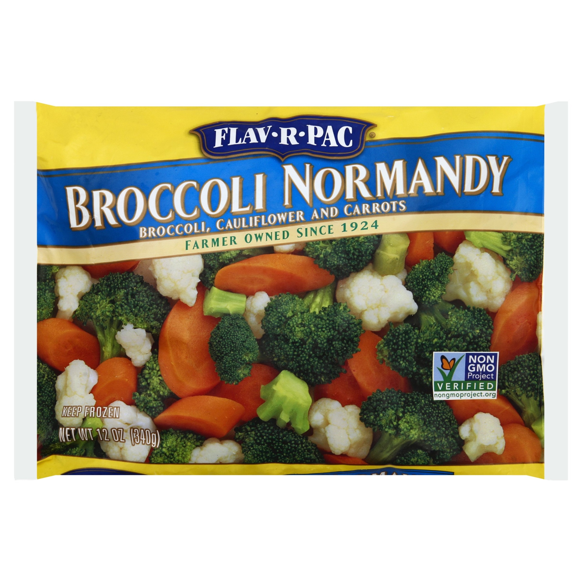 slide 1 of 6, Flav-R-Pac Broccoli Normandy 12 oz, 12 oz