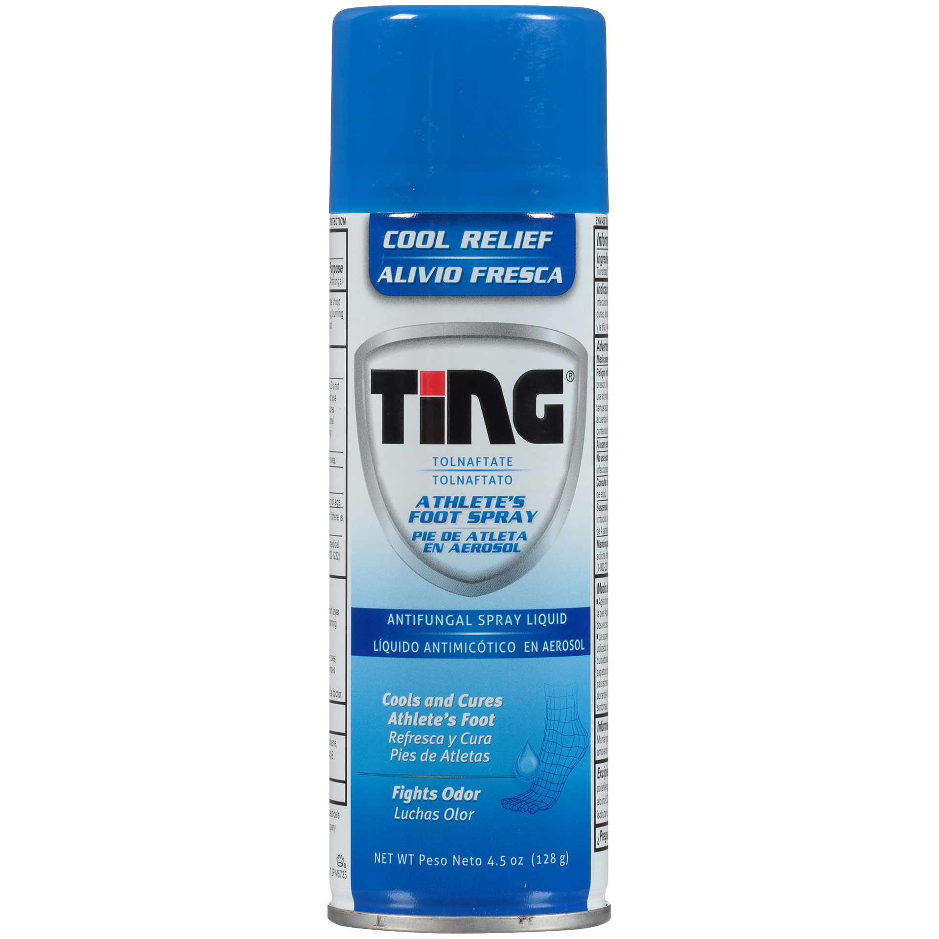 slide 1 of 1, Ting Athlete's Foot Spray, 4.5 Fl Oz, 4.5 oz