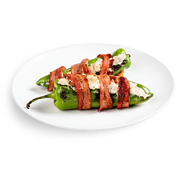 slide 1 of 1, Hy-Vee Imitation Crab & Cheese Stuffed Anaheim Peppers, per lb