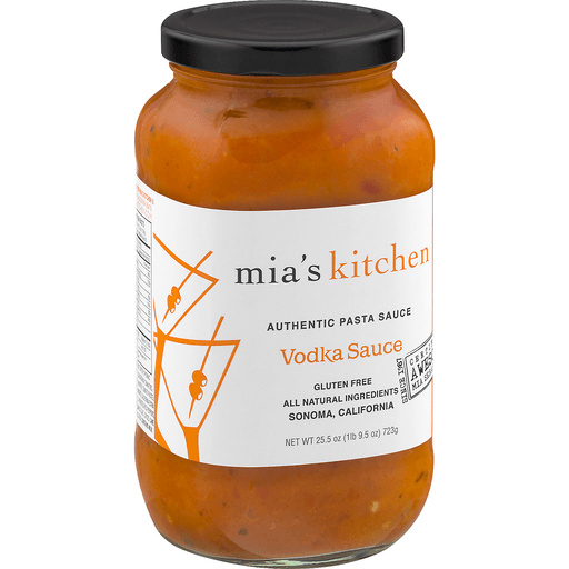 slide 6 of 27, Mia's Kitchen Vodka Pasta Sauce, 25.5 oz