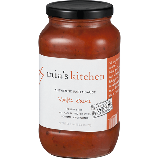 slide 7 of 27, Mia's Kitchen Vodka Pasta Sauce, 25.5 oz
