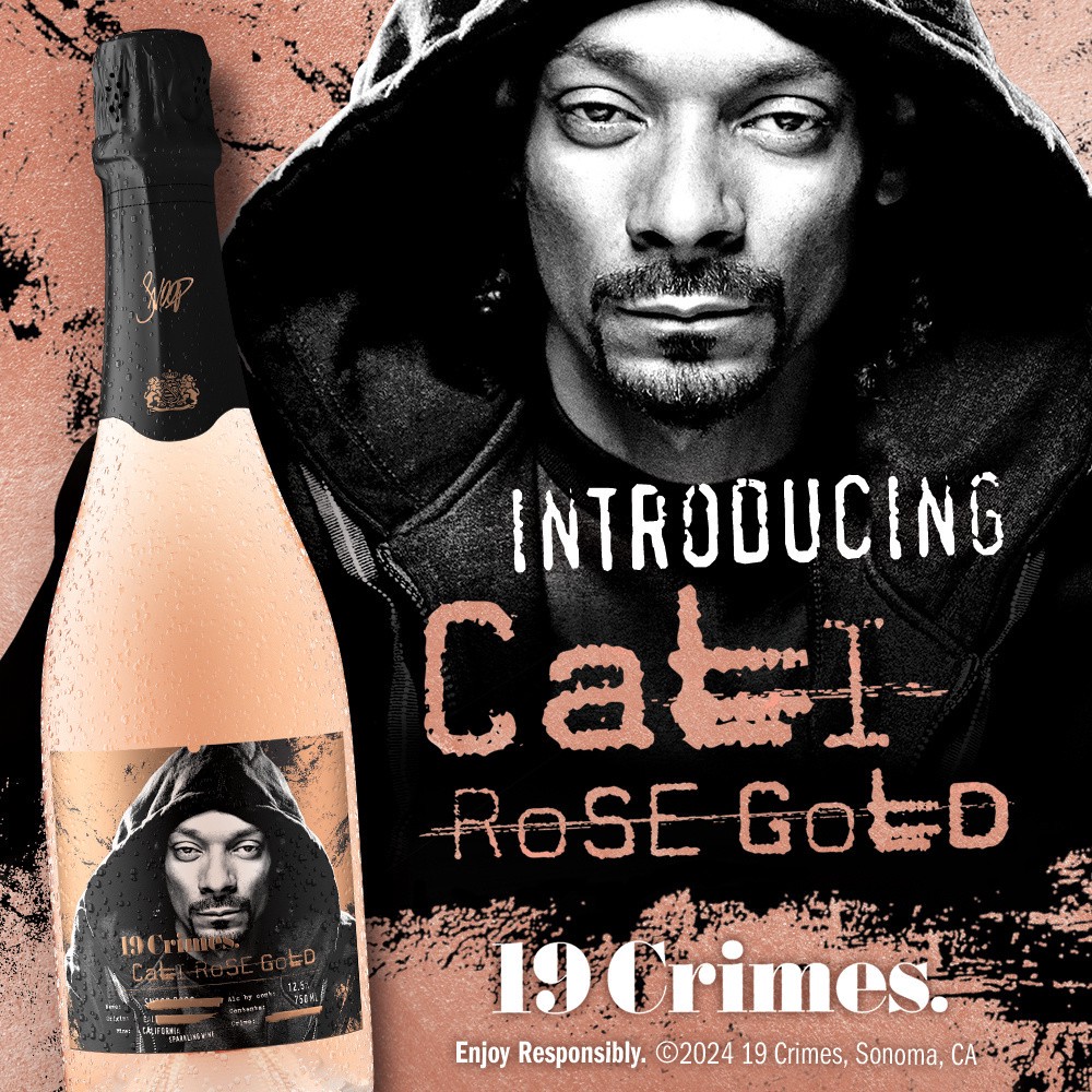 slide 2 of 2, 19 Crimes Rose Gold Cali Snoop Smooth, 750 ml