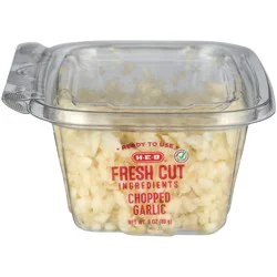H-E-B Single Serve Fresh Chopped Garlic