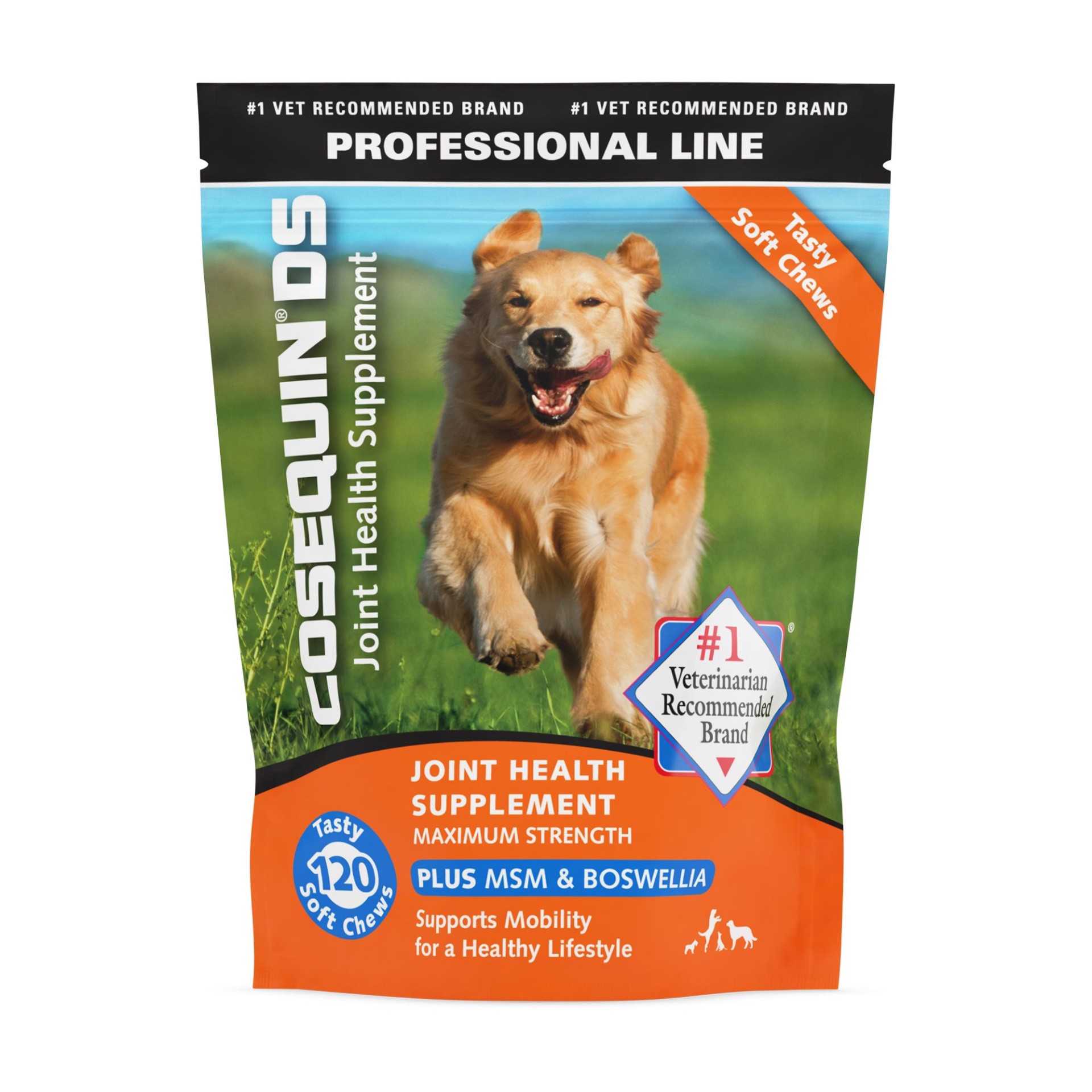 slide 1 of 1, Nutramax Pet Cosequin Nutramax Professional Joint Health Dog Supplement - Soft Chew, 120 ct