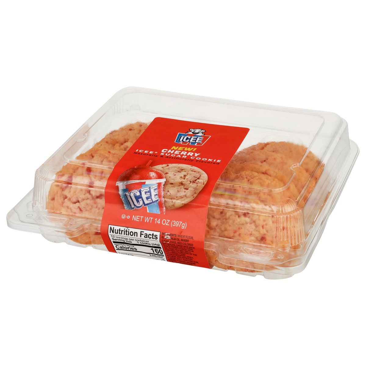 slide 14 of 14, ICEE Cherry Sugar Cookies 14 oz, 14 oz