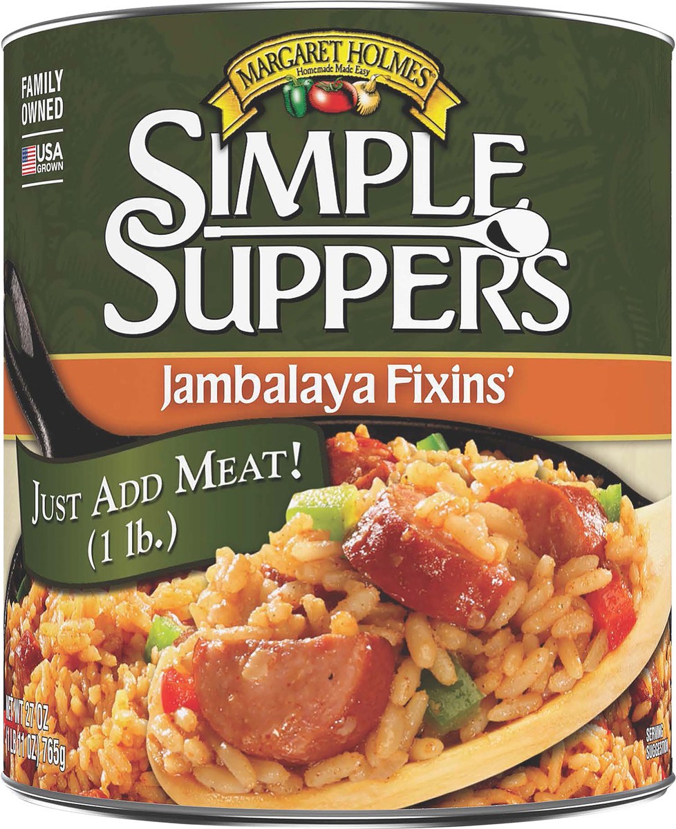 slide 10 of 10, Margaret Holmes Simple Suppers Jambalaya Fixins, 27 oz