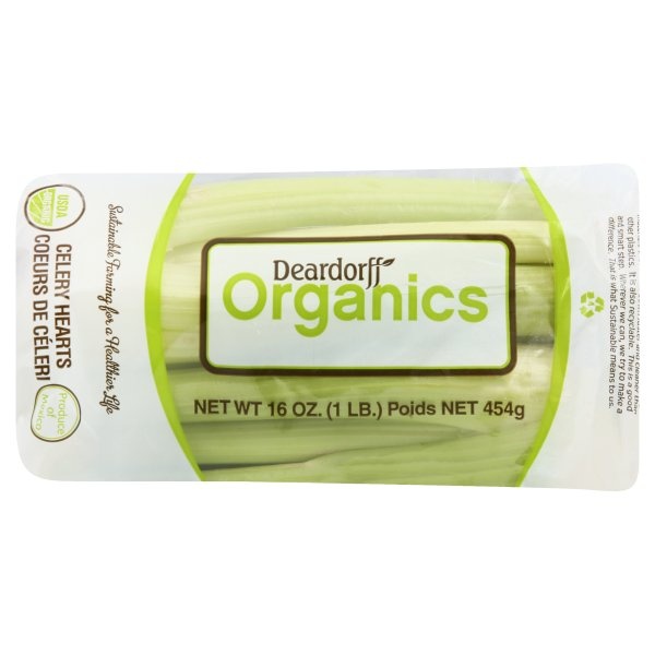 slide 1 of 1, Deardorff Organic Celery Hearts Prepackaged - 2 Count, 2 ct