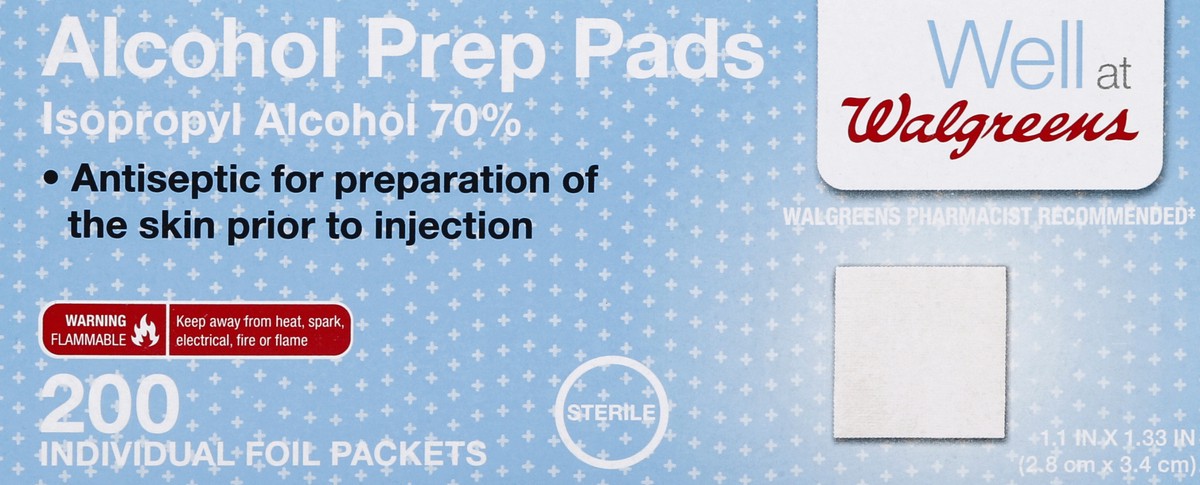 slide 2 of 4, Walgreens Alcohol Prep Pads, 200 ct