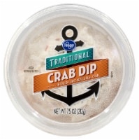slide 1 of 1, Kroger Traditional Crab Dip, 7.5 oz