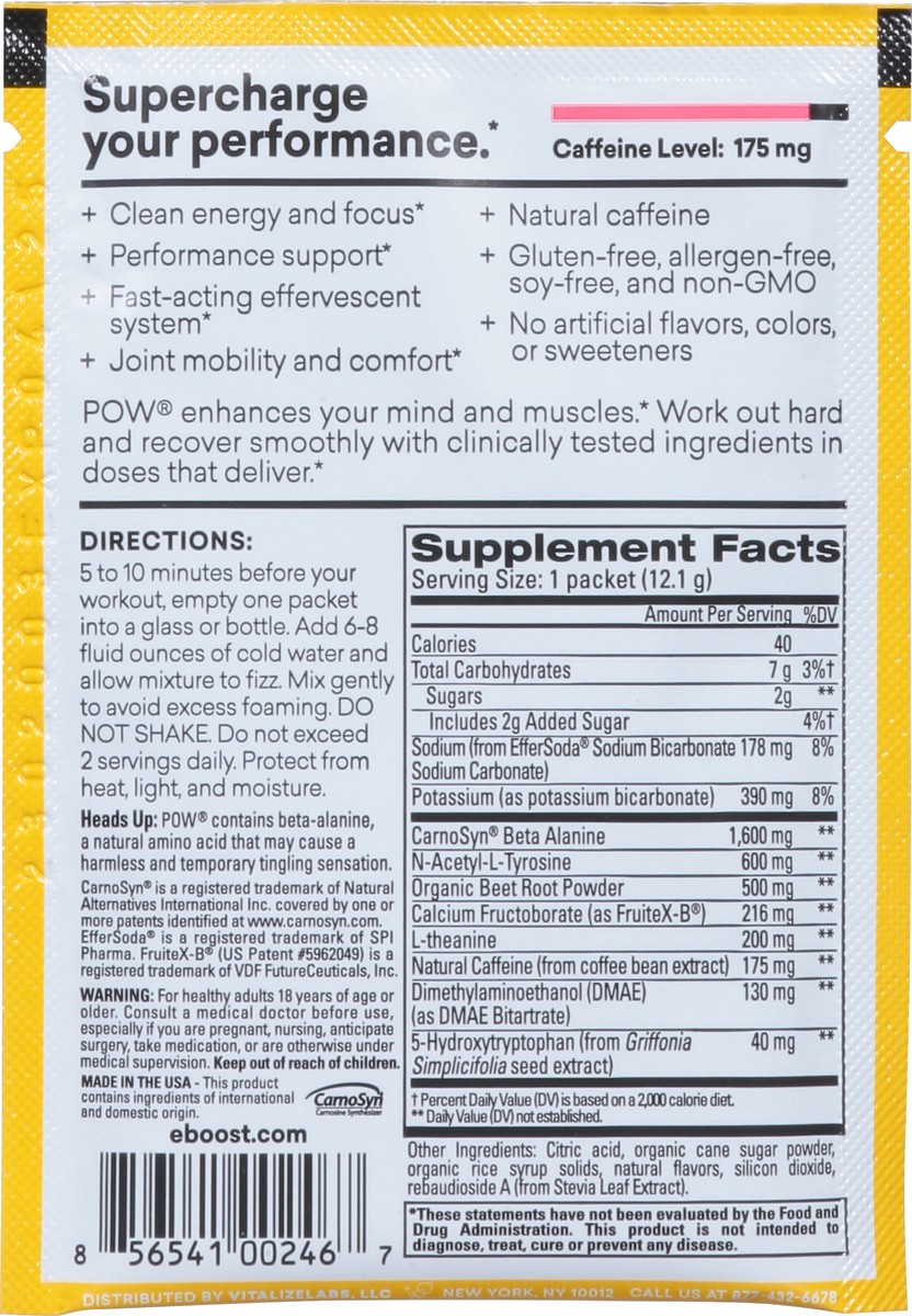slide 3 of 14, EBOOST Tropical Ranch Pre-Workout 0.42 oz, 1 ct