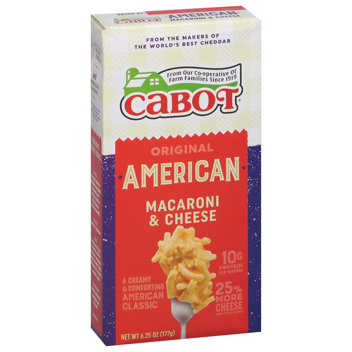 slide 2 of 9, Cabot American Original Macaroni & Cheese 6.25 oz, 6.25 oz