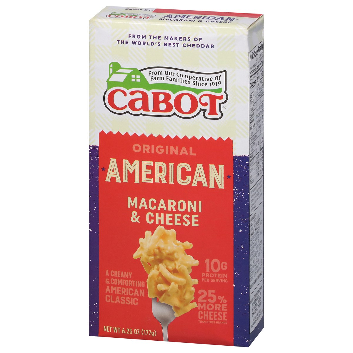 slide 3 of 9, Cabot American Original Macaroni & Cheese 6.25 oz, 6.25 oz