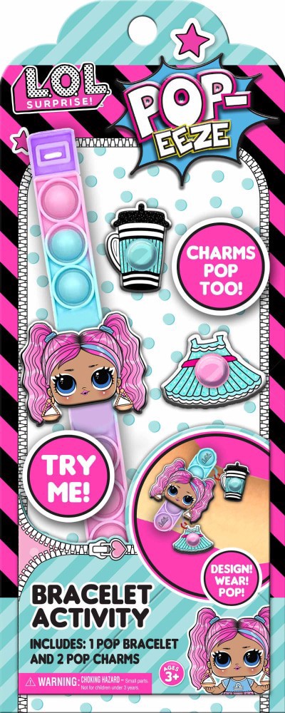 slide 1 of 1, L.O.L. Surprise Pop Eeze Bracelet Activity, 1 ct