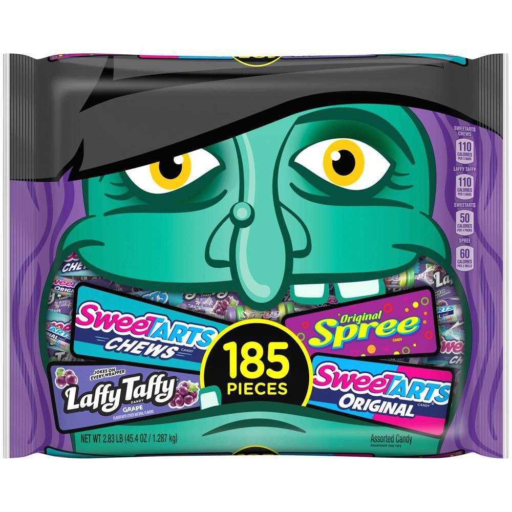 slide 1 of 8, Nestlé Halloween Candy Assorted Sugar, 185 ct; 45.4 oz