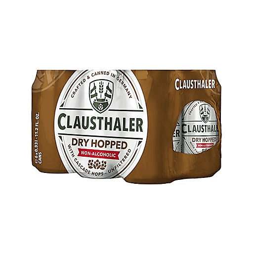 slide 1 of 1, Clausthaler 6 Pack Non-Alcoholic Dry Hopped Beer 6 ea, 6 ct