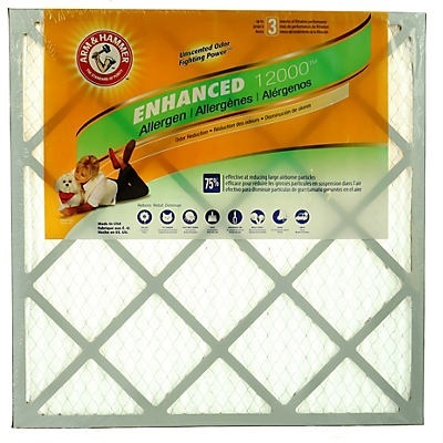 slide 1 of 1, ARM & HAMMER Electrostatic Pet Fresh Air Filter, 24 in. x 24 in. x 1 in