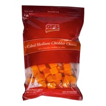 slide 1 of 1, GFS Medium Cheddar Cheese Cubes, 60 ct