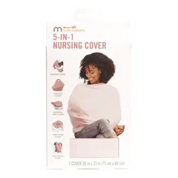 Milkmakers 5-in-1 Peach Nursing Cover, 1 pc