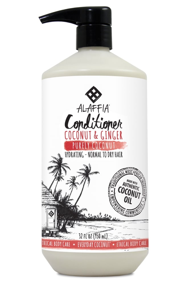 slide 1 of 1, Alaffia Every Day Coconut Conditioner Purely - Coconut, 32 oz