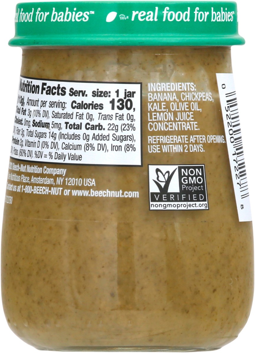 slide 5 of 9, Beech-Nut Naturals Superblends Stage 3 Baby Food, Banana Chickpea & Kale, 4 oz Jar, 4 oz