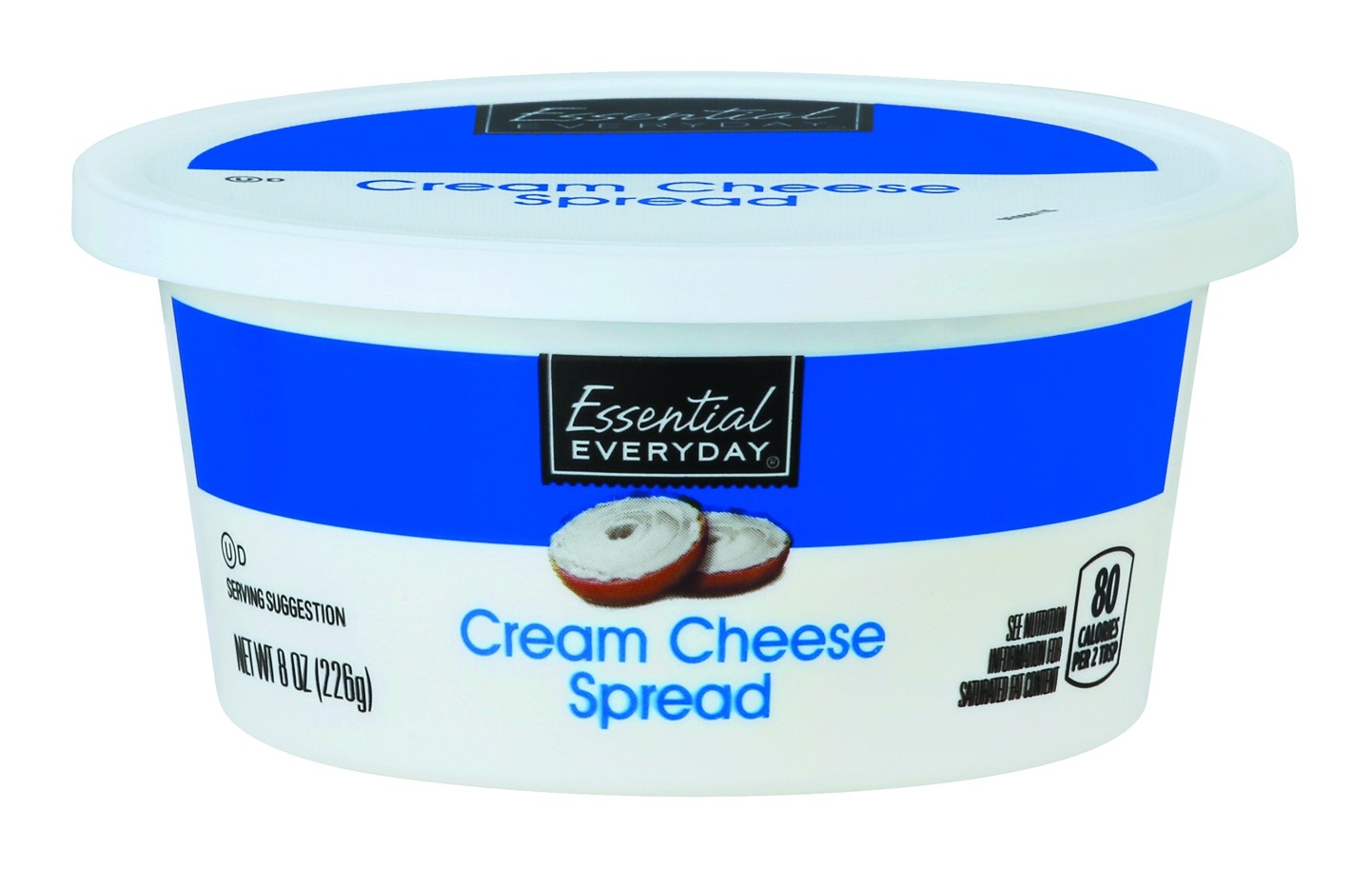 slide 1 of 1, Essential Everyday Cream Cheese Spread Cup, 8 oz