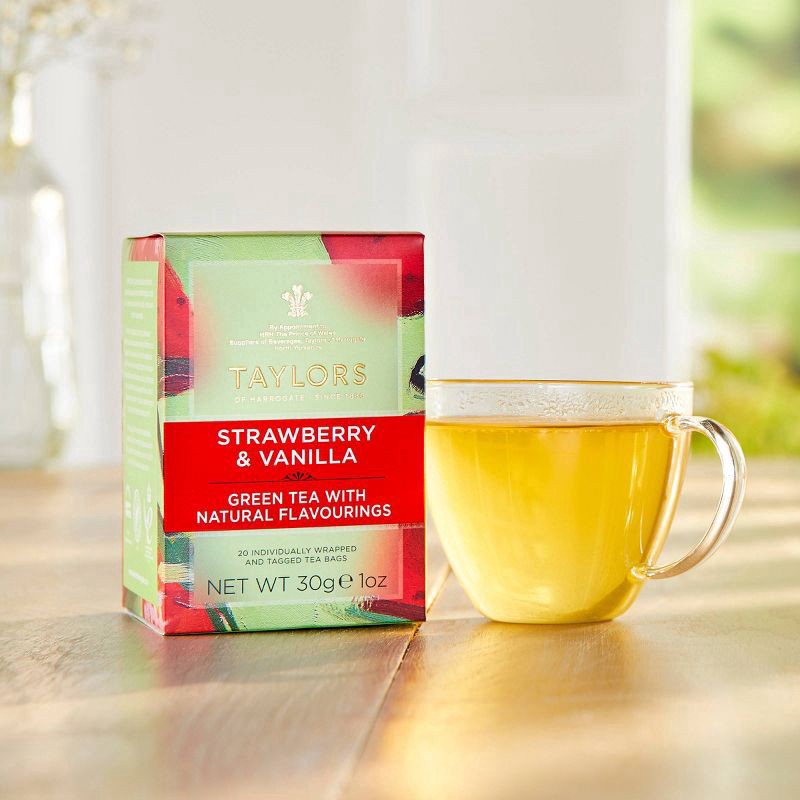 slide 2 of 2, Taylors of Harrogate Tea Green Strwbry Van - 20 Each, 1 ct