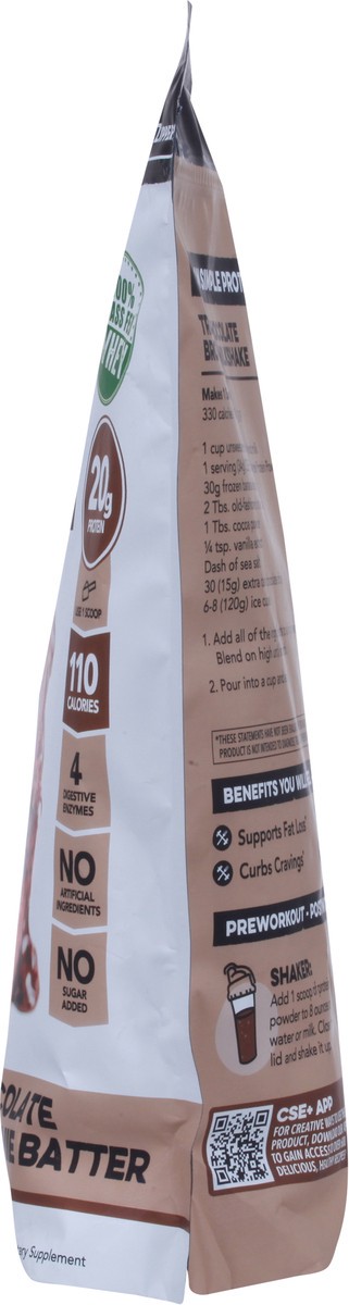slide 9 of 9, Clean Simple Eats Chocolate Brownie Batter Protein 36 oz, 36 oz