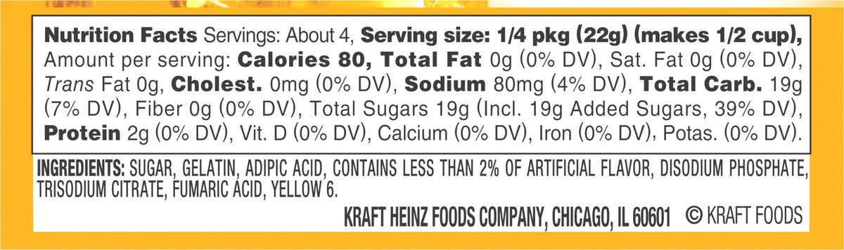 slide 6 of 9, Jell-O Apricot Artificially Flavored Gelatin Dessert Mix, 3 oz Box, 3 oz