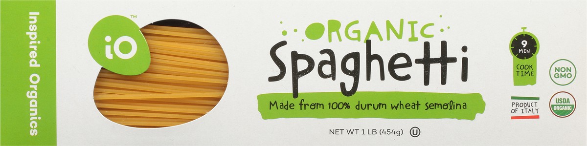 slide 5 of 9, Inspired Organics Organic Spaghetti 1 lb, 1 lb
